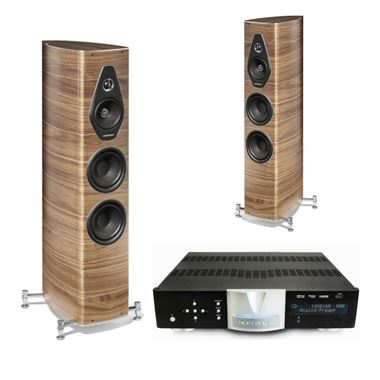 Ex Dem Krell Vanguard Streaming 400W Amplifier with New Sonus faber Olympica Nova III Floorstanding Speakers