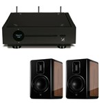 Quad Artera Solus Play CD/Streaming Amplifier with Revela 1 Standmount Speakers